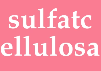 Synonym sulfatcellulosa