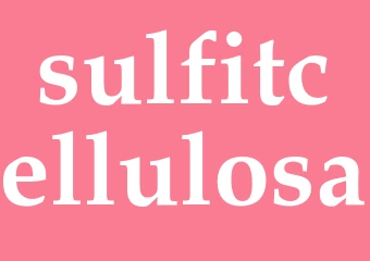 Synonym sulfitcellulosa