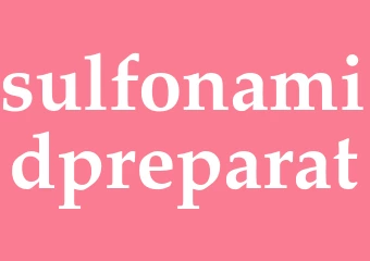 Synonym sulfonamidpreparat