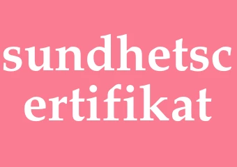 Synonym sundhetscertifikat
