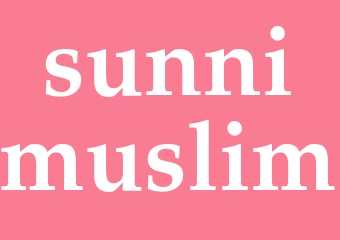 Synonym sunnimuslim