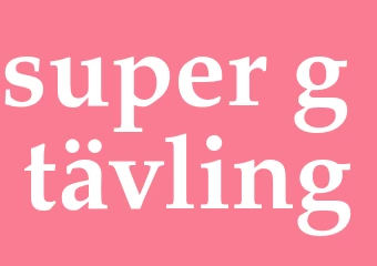 Synonym super-g-tävling