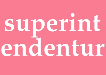 Synonym superintendentur