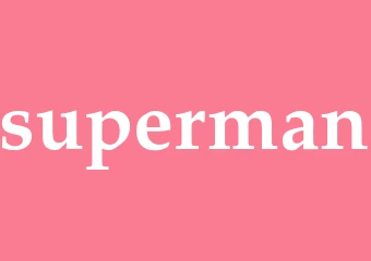 Synonym superman