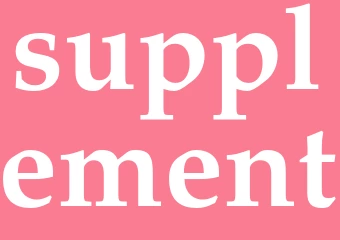 Synonym supplement
