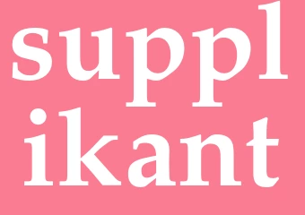 Synonym supplikant