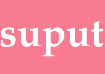 Synonym suput