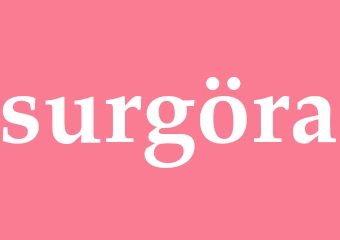 Synonym surgöra