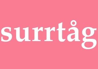 Synonym surrtåg