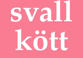 Synonym svallkött