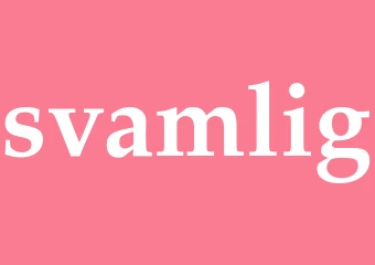 Synonym svamlig