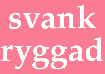 Synonym svankryggad