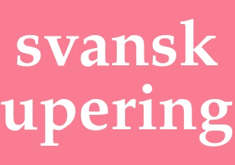 Synonym svanskupering
