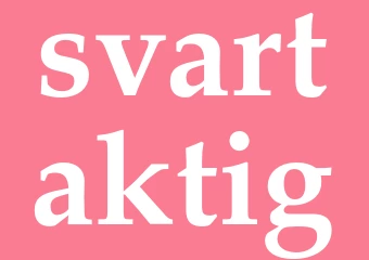 Synonym svartaktig
