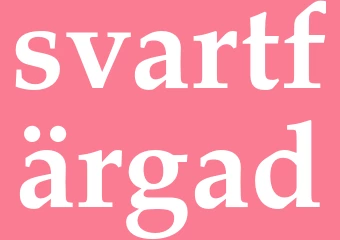 Synonym svartfärgad