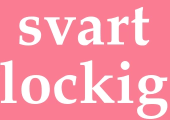Synonym svartlockig