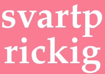 Synonym svartprickig