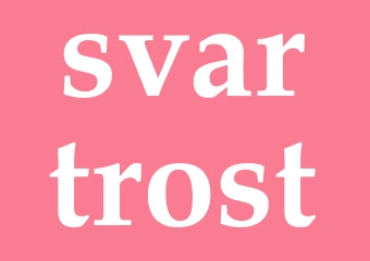 Synonym svartrost