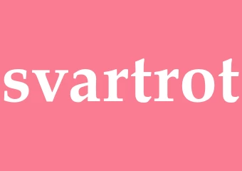 Synonym svartrot