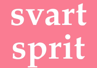Synonym svartsprit