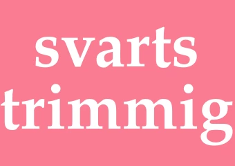 Synonym svartstrimmig