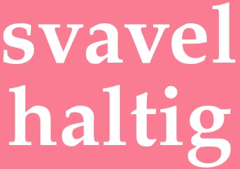 Synonym svavelhaltig