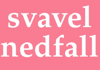 Synonym svavelnedfall