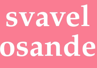 Synonym svavelosande
