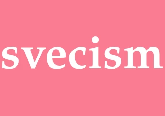 Synonym svecism