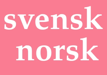 Synonym svensk-norsk