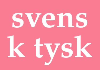 Synonym svensk-tysk
