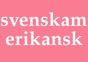 Synonym svenskamerikansk