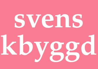 Synonym svenskbyggd