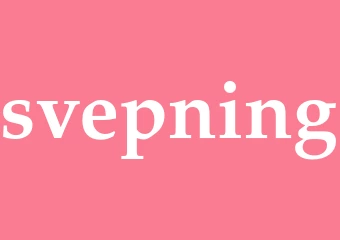 Synonym svepning
