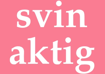Synonym svinaktig