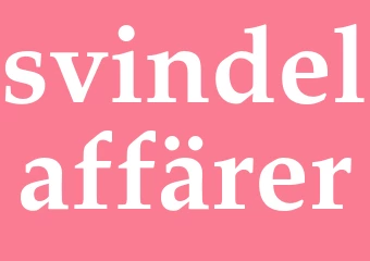 Synonym svindelaffärer