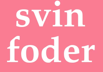 Synonym svinfoder