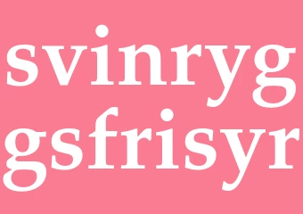 Synonym svinryggsfrisyr