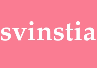 Synonym svinstia