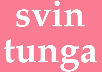 Synonym svintunga