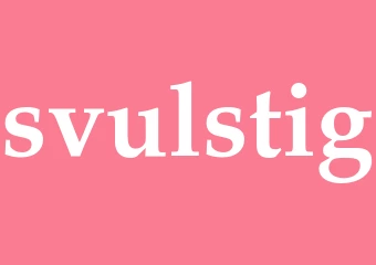 Synonym svulstig
