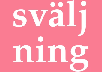 Synonym sväljning