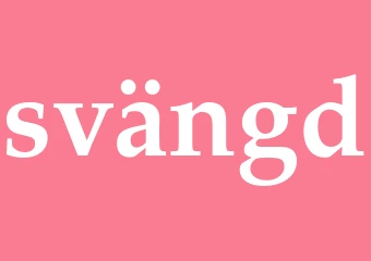 Synonym svängd