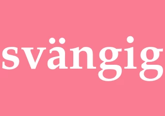 Synonym svängig