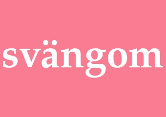 Synonym svängom