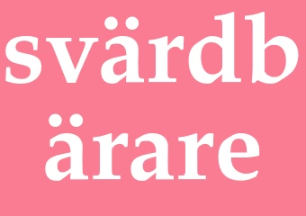Synonym svärdbärare