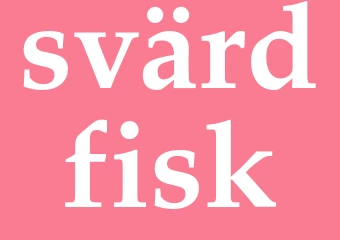 Synonym svärdfisk
