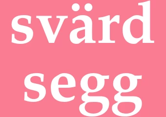 Synonym svärdsegg