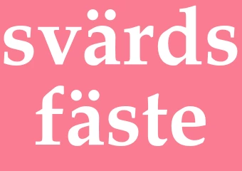 Synonym svärdsfäste