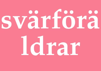 Synonym svärföräldrar